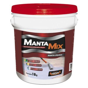 Manta Líquida Impermeabilizante Acrílico Mantamix 18kg Rejuntamix