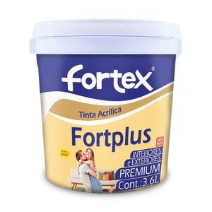 Tinta Fortplus Branco Neve Semi Brilho 3,6L Fortex