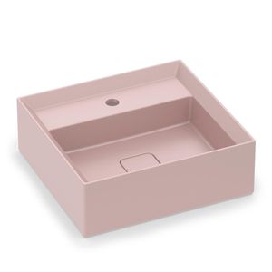 Cuba de Apoio 45x42 com Mesa cm Platinum P6 Rose Celite