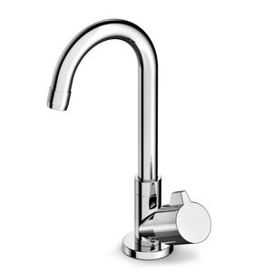 Torneira de Mesa para Lavatório Bica Alta Fit Cromada Celite