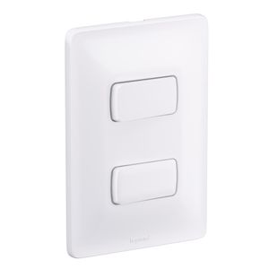2 Interruptores Simples 10A Branco Zeffia Pial