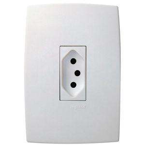 Tomada 2P+T PB Vertical 20A Branco Pial