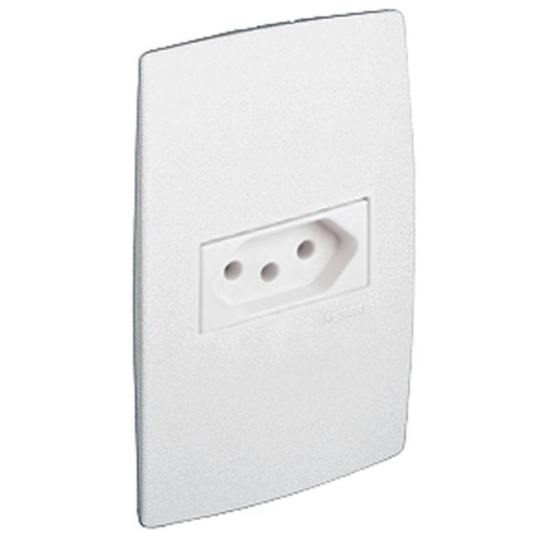 Conjunto-de-Tomada-Simples-10A-Branco-Pial-Legrand