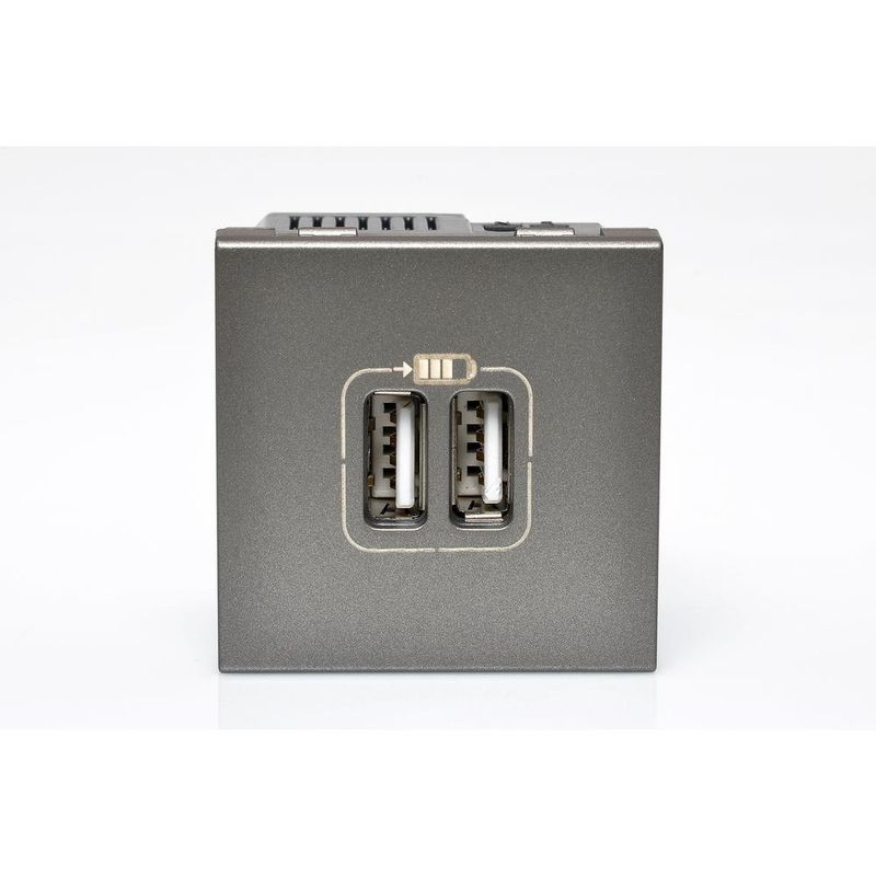 Modulo-de-Carregador-USB-1500MA-Arteor-Cinza-Pial-Legrand