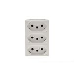 Modulo-de-Tomada-Energia-Triplex-10A-2P-T-Branco-Pial-Plus-Pial-Legrand