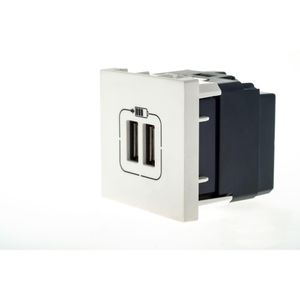 Módulo de Tomada 2xUSB 2400MA Branco Pial Plus Legrand