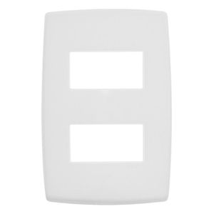 Placa 2P Separados Branco Pial Legrand