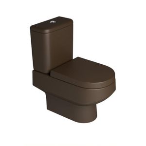 Bacia Para Caixa Carrara 3/6L Marrom Fosco Deca