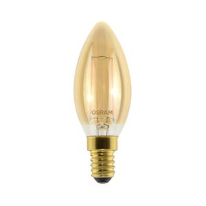 Lâmpada Led Vela 2W Vintage 2500K Âmbar Osram