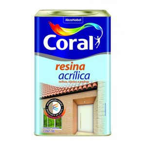 Resina Acrílica 18L Coral