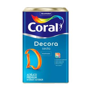 Tinta Decora Seda Acetinada Branco 18L Coral