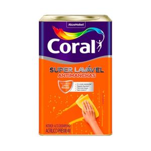 Tinta Super Lavável Branco 18L Coral