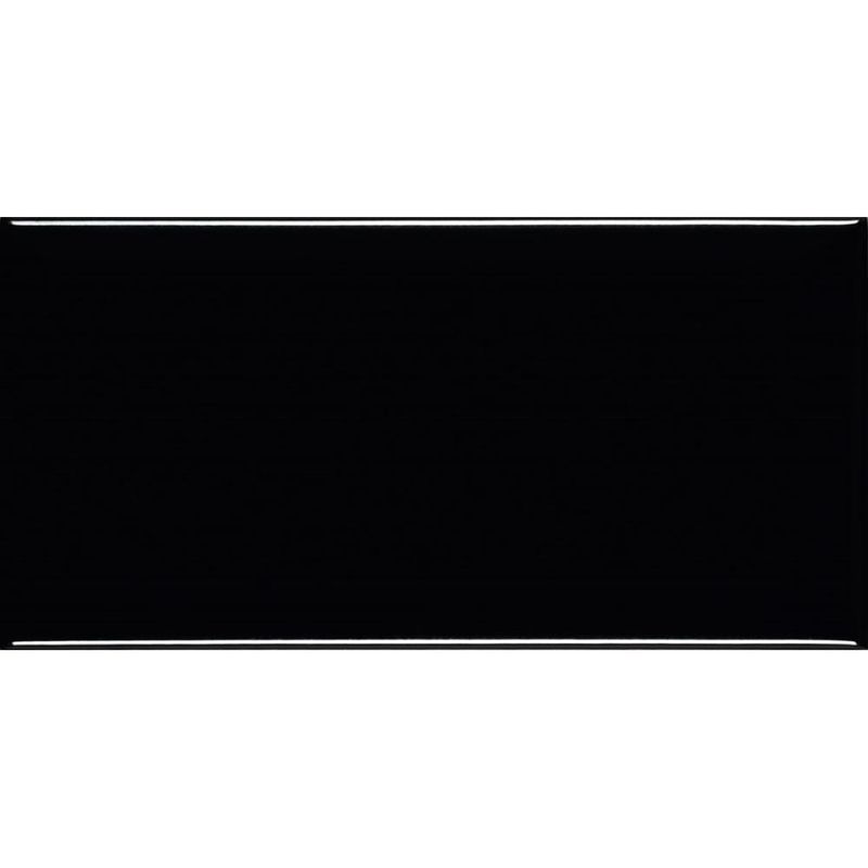 Revestimento-de-Parede-Esmaltado-Borda-Arredondada-10x20cm-Metro-Black-Eliane