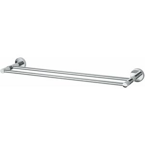 Porta Toalha Barra Dupla Slim Cromada Perflex