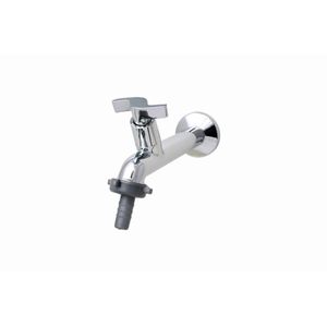 Torneira De Parede Para Tanque/Jardim 1130 C22 Longa Com Arejador Única Cromada Perflex
