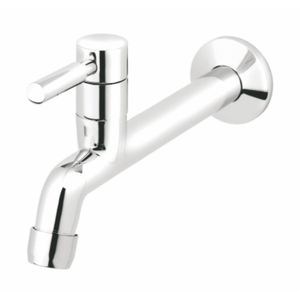 Torneira De Parede Para Tanque 1158 C36 Com Arejador Slim Cromada Perflex