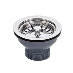 Válvula de Escoamento para Pia Liga de Metal Curta  3.1/2"x1.1/2"" Perflex