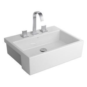 Cuba de Semiencaixe 55x42cm L.843 Branco Gelo Deca