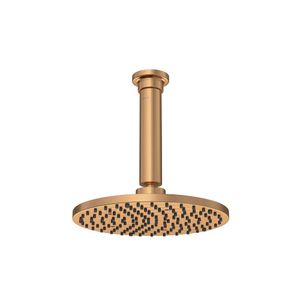 Chuveiro com Tubo de Teto Aquamax Gold Matte Deca