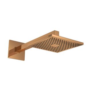Chuveiro com Tubo de Parede Quadrado Red Gold Deca