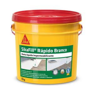 Impermeabilizante Sikafill Rápido 15kg Branco Sika