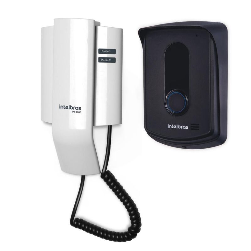 Kit-Porteiro-Eletronico-Residencial-Preto-IPR-8010-Intelbras