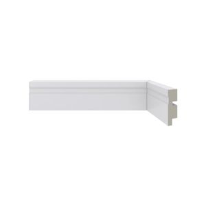 Rodapé 455 Branco 24X5X1,6 Santa Luzia