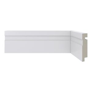 Rodapé 456 Branco 240X7X1,6 Santa Luzia