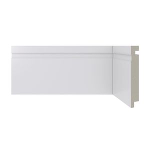 Rodapé 457 Branco 240X10X1,6 Santa Luzia