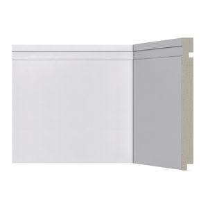 Rodapé 505 Branco 240X20X1,6 Santa Luzia