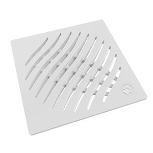 Grelha Ecológica 150mm Quadrada Branca Tigre