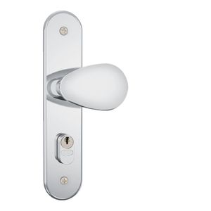 Fechadura 804/10 Externa com Maçaneta Taco de Golf Inox Cromado Stam