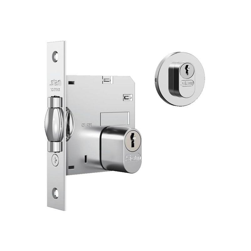 Fechadura-para-Porta-Pivotante-45mm-Roseta-Redonda-Zamac-Stam