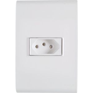 Tomada 2P+T 20A 250V Branco Liz Tramontina