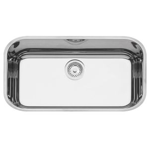 Cuba De Embutir 56X34 Com Válvula Aço Inox Alto Brilho Lavínia 56 BL Tramontina