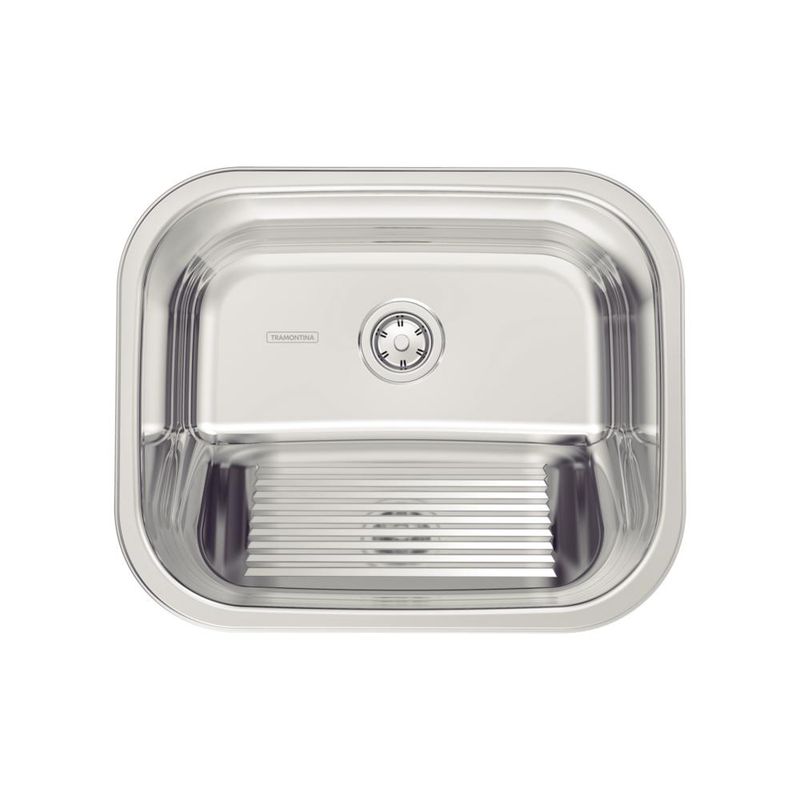 Tanque-de-Encaixe-Polido-Retangular-Aco-Inox-50x40x23cm-Tramontina