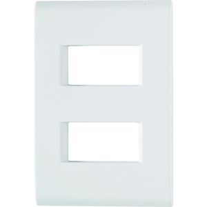 Placa 4x2 Afastados Branco Liz Tramontina