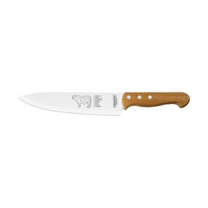 Faca para Churrasco Lâminas Aço Inox Cabo de Madeira Natural 8" Tramontina