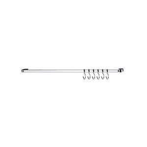 Barra Piatina 60cm com 6 Ganchos Future