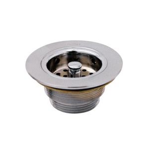 Válvula de Escoamento para Pia Americana com Cesto em Abs 3 1/2" Cromada Perflex