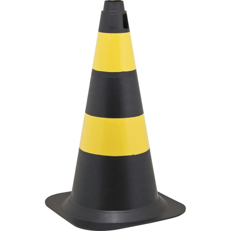 Cone-de-Sinalizacao-50cm-Preto-e-Amarelo-Vonder