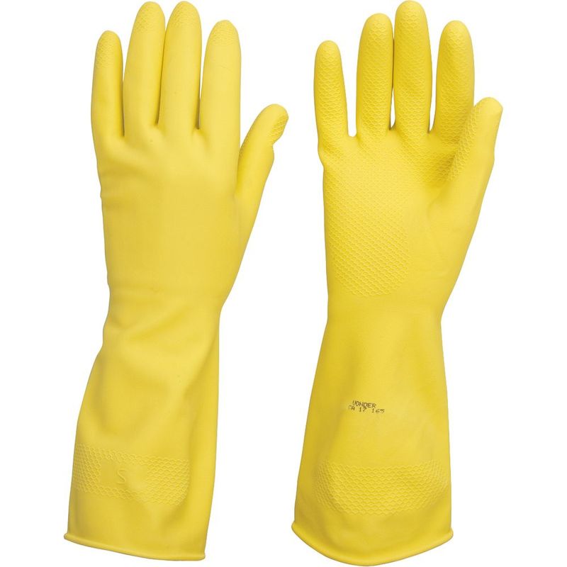 Luva-de-Latex-Grande-Amarela-Vonder