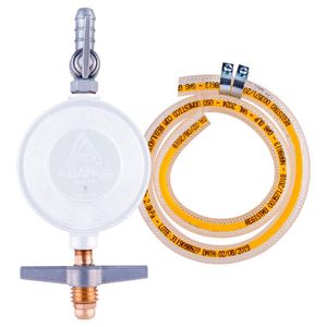 Kit Regulador de Gás com Mangueira 80cm Aliança
