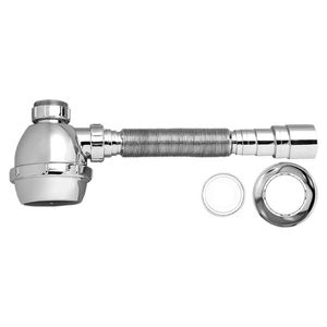 Sifão com Copo Metalizado 31701-41 para Pias e Tanques Blukit