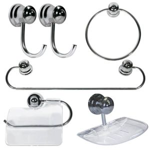 Kit Plus Abs/Alumínio 6 Peças Cromado Sicmol