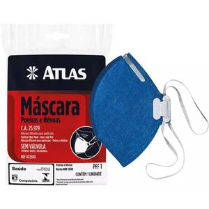 Máscara de Feltro Poeiras e Névoas sem Válvula Atlas