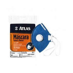 Máscara Poeiras e Névoas com Válvula Atlas