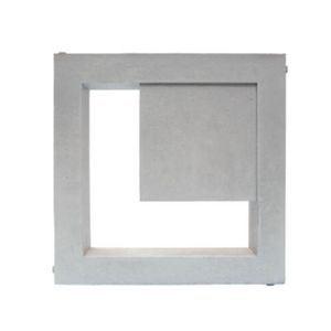 Cobogó Itacoá Corner Cinza 40x40 cm Gauss