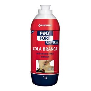 Cola Branca Polyfix 1kg Pulvitec