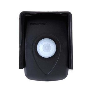 Sensor de Presença Externo com Fotocelula 180° Preto Qualitronix